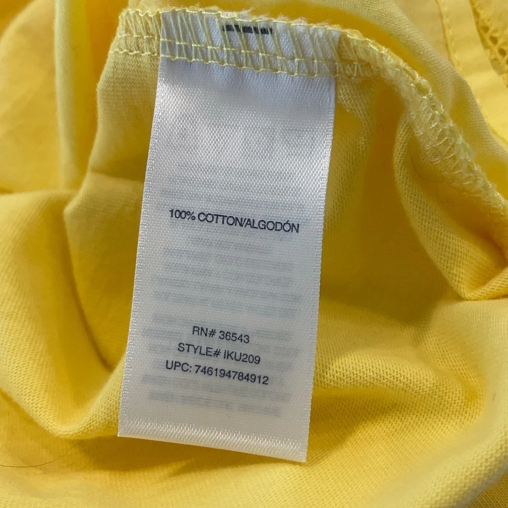 IZOD Yellow Knit Top (L) - Picture 6 of 6